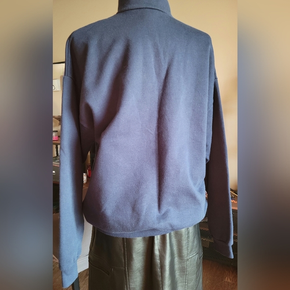 Vintage Nike Fleece late 80's early 90's Nike Just Do It 1/4 zip fleece sweater - Picture 3 of 4